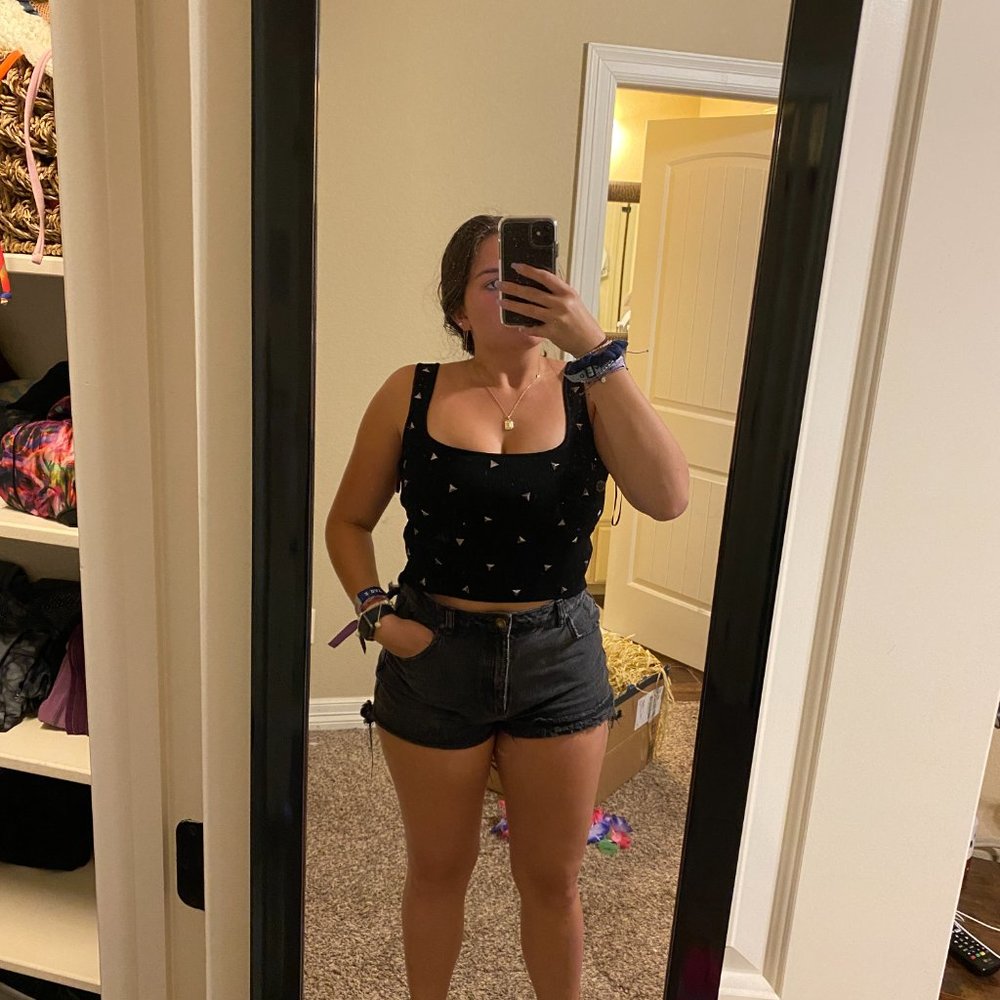 Zara studded Tank top